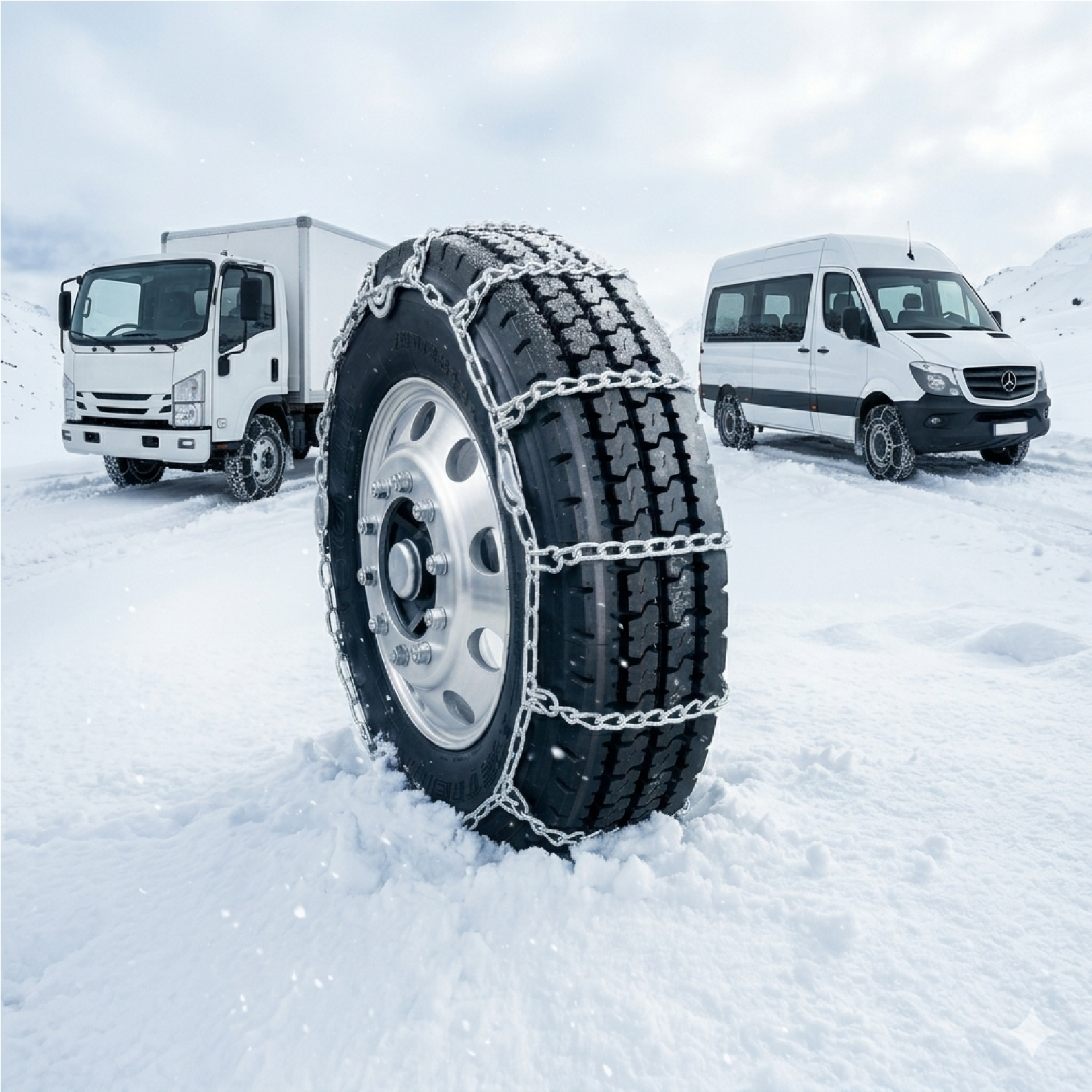 Cadenas para Nieve Hielo CAMIÓN LIVIANO 215/75/17.5 Agrale F4000